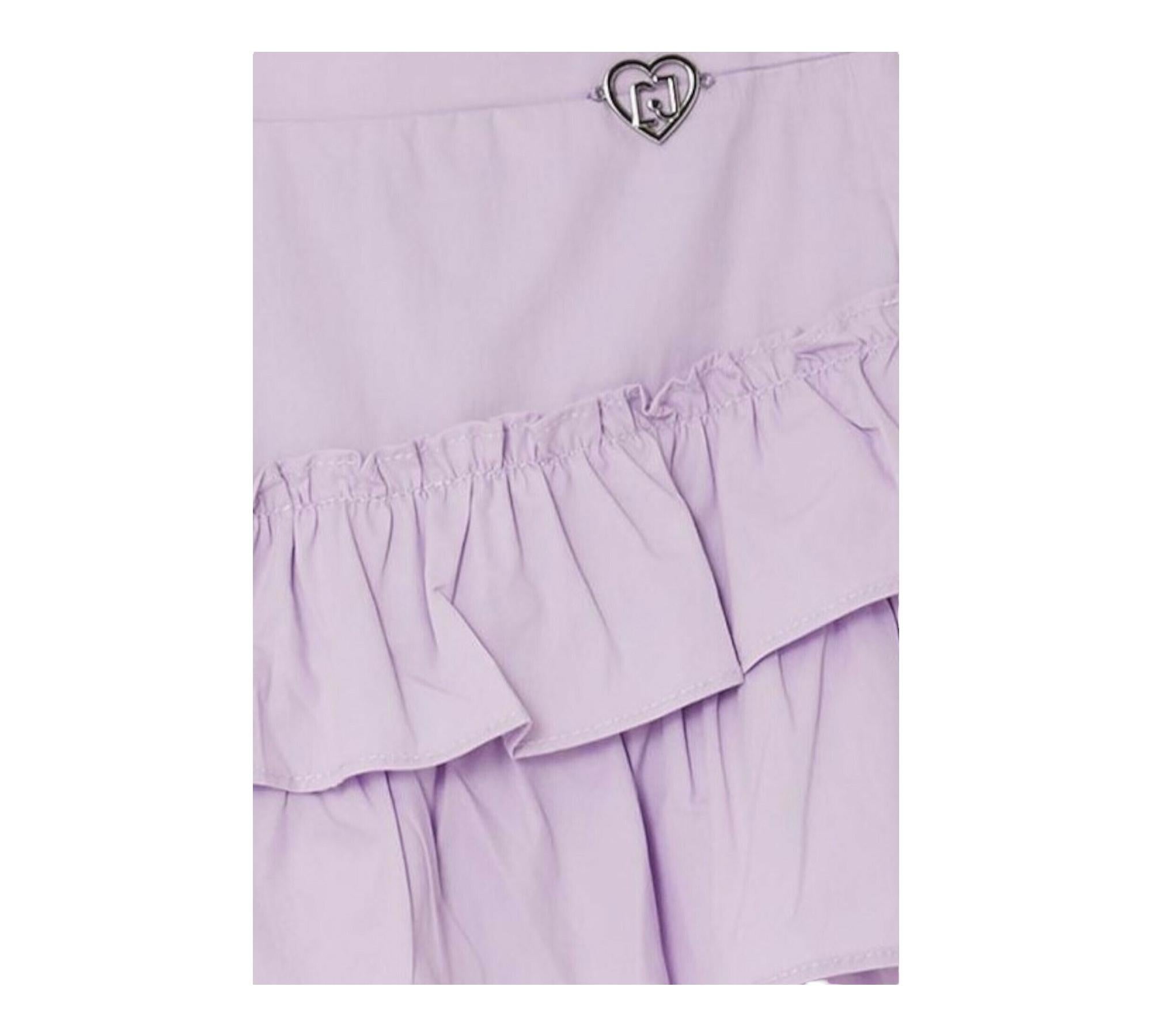 Liu Jo Short Tinta Unita Modello Gonna per Neonata KA5125NXX LILLA LIU JO 