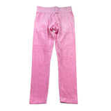 Juicy Couture Leggins Tinta Unita In Velluto per Bambina JBX64967 ROSA JUICY COUTURE 