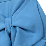 Petit Posh Gonna Tinta Unita con Fiocco per Bambina GFBS25019GOJ AZZURRO PETIT POSH 