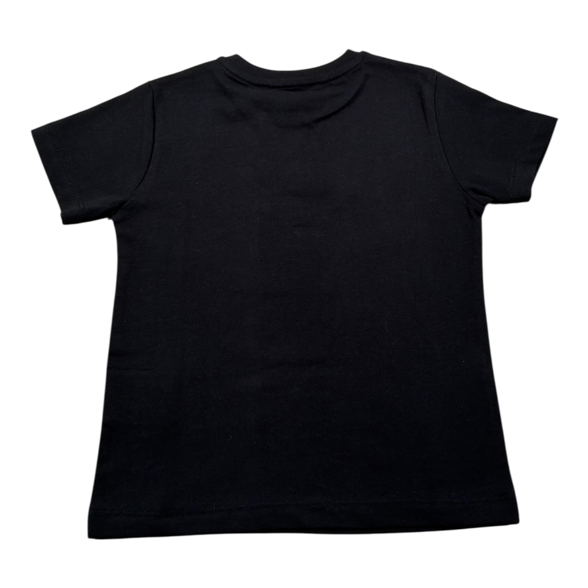 Iceberg T-Shirt Girocollo tinta unita con Stampa Nero per Neonato TSICE5107BXXX NERO ICEBERG 