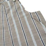 Babyvip Salopette Tinta Unita con Fantasia A Righe per Neonato T1346 BEIGE BABYVIP 