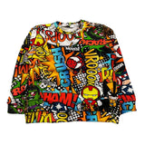 MOUSSE felpa chiusa stampa fantasia marvel Multicolor per Neonato HKNFG371 MULTICOLOR MOUSSE 