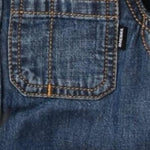 Diesel Camicia In Denim Tinta Unita Manica Lunga per Neonato 00K24H BLU DIESEL 