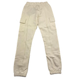 FUN & FUN pantalone tuta tinta unita con logo Bianco per Bambina FJPT000009 BIANCO FUN & FUN 