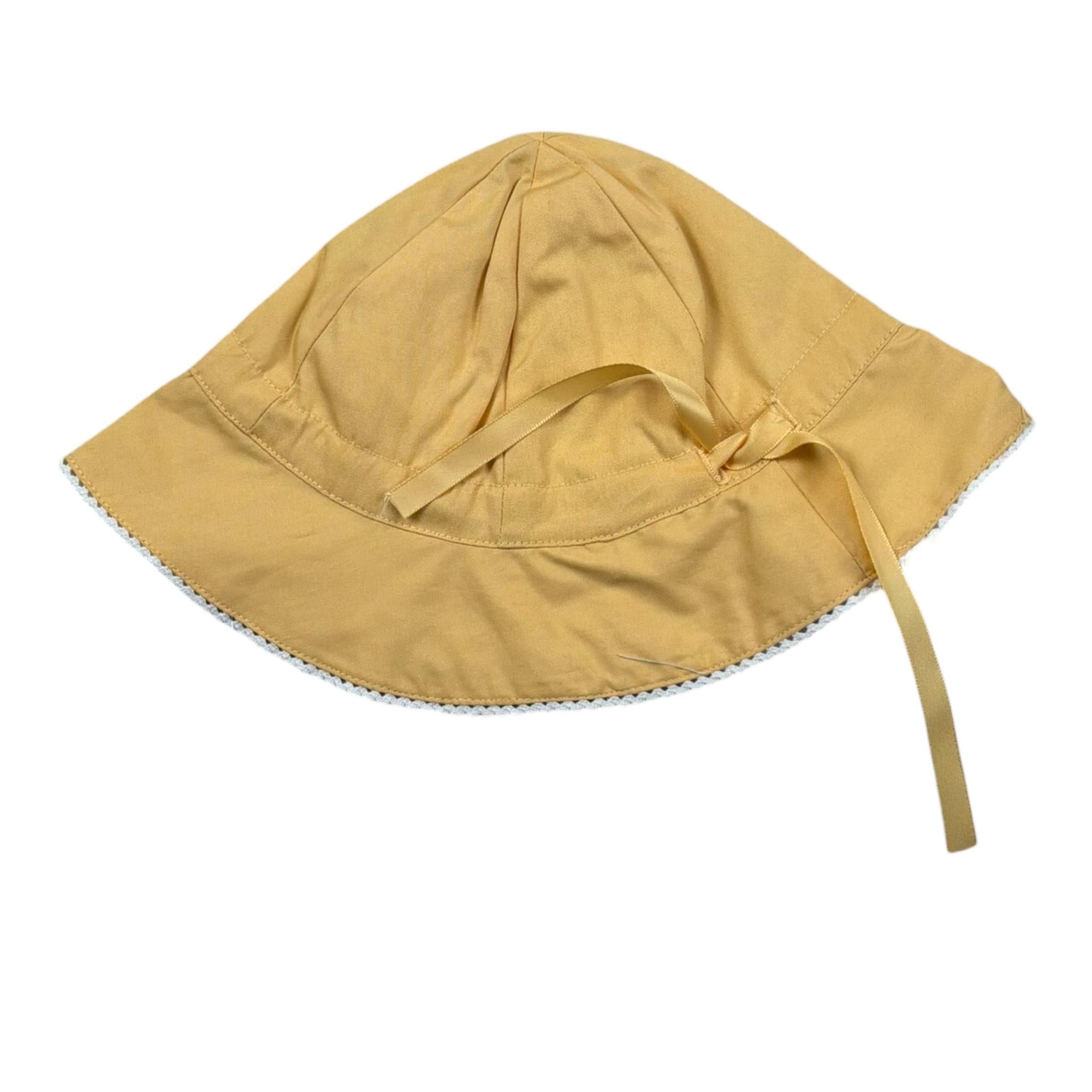 Monnëka Cappello Modello Pescatore Tinta Unita per Neonata 082024 GIALLO Monnëka 