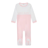 Guess Tutina Tinta Unita con Stampa per Neonata H2YW05KA6W3 ROSA GUESS 