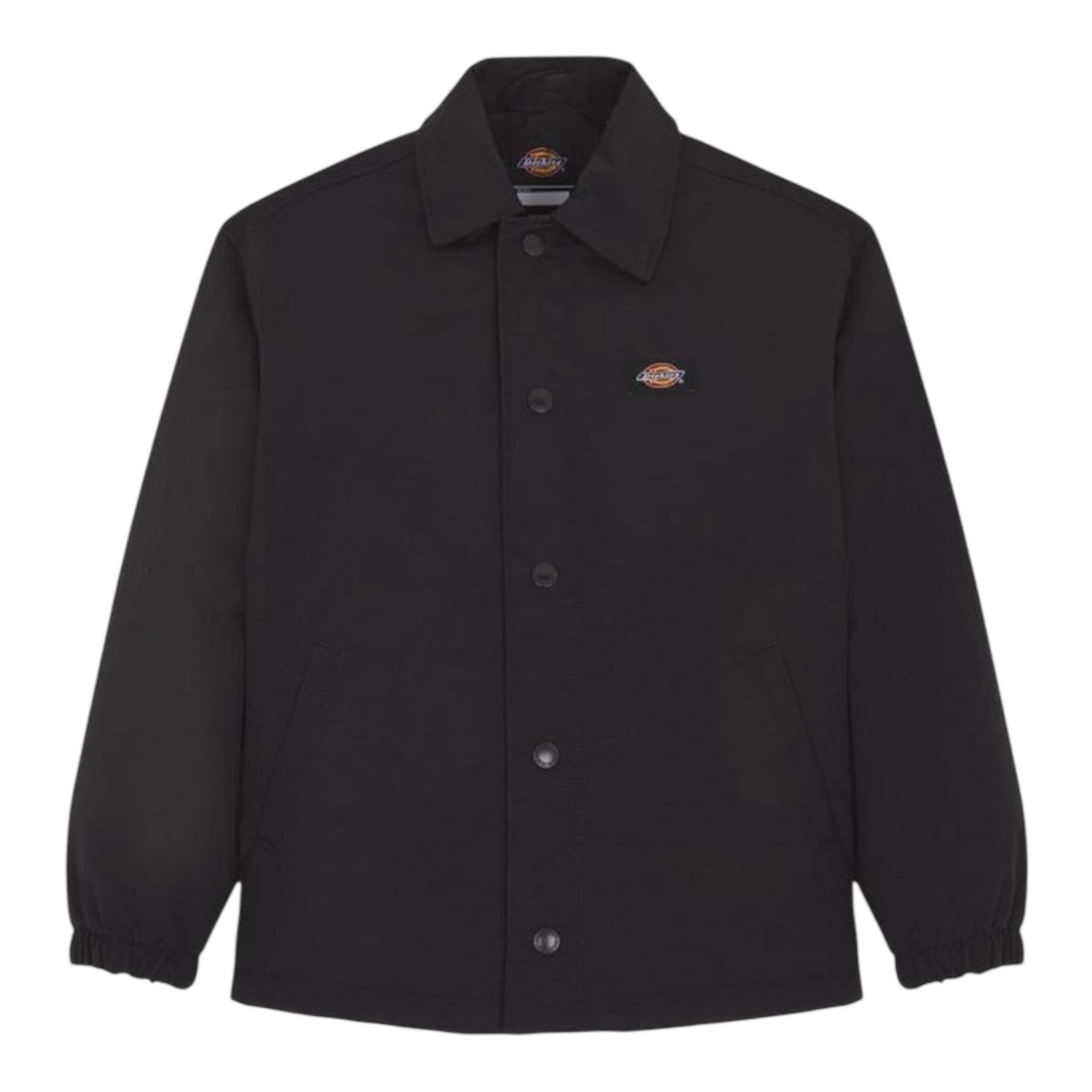 Dickies Giubbino Tinta Unita con Bottoni per Bambino DK0DKJR31FBK1 NERO DICKIES 