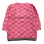 ODI ET AMO abito manica lunga tinta unita con ricami Rosa per Neonata ODNDR15493 ROSA ODI ET AMO 