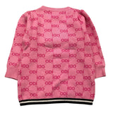ODI ET AMO abito manica lunga tinta unita con ricami Rosa per Neonata ODNDR15493 ROSA ODI ET AMO 