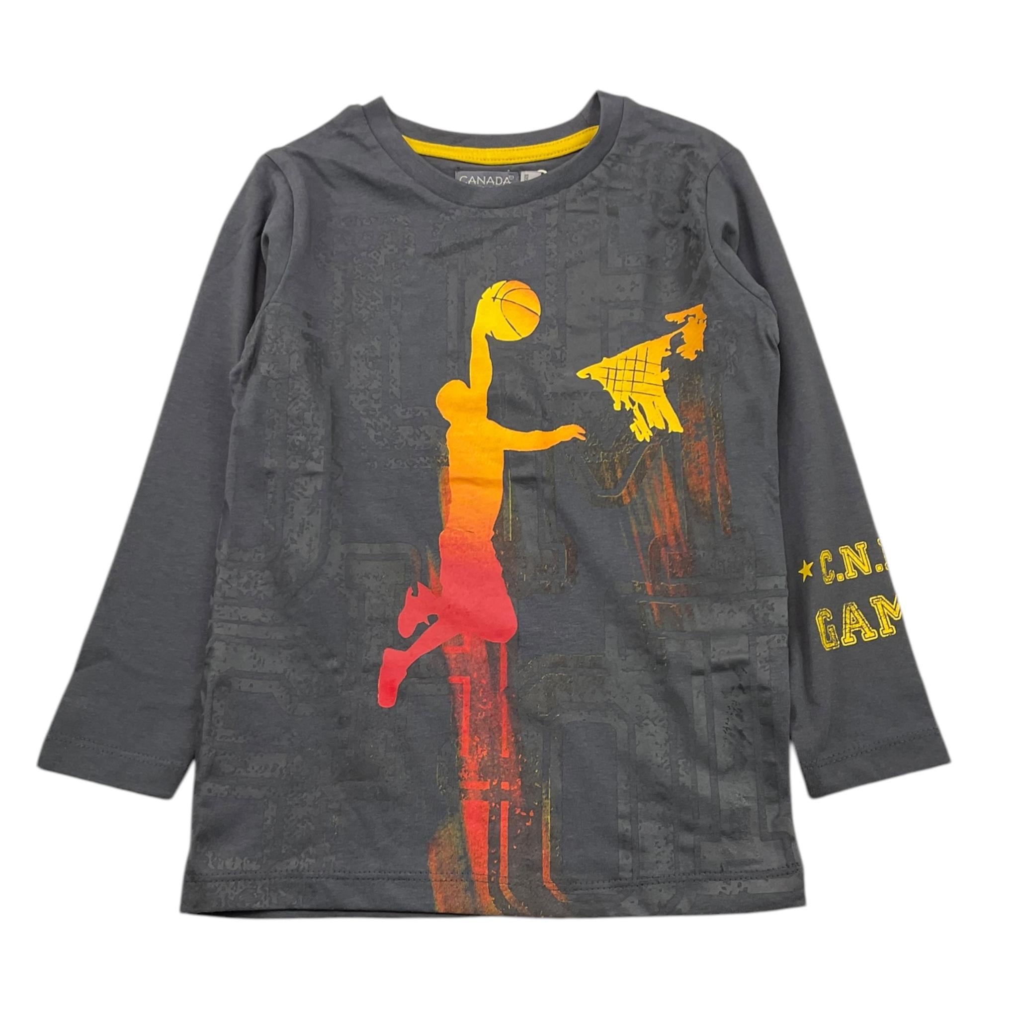 CANADA HOUSE shirt girocollo tinta unita con stampa Grigio per Bambino 24471041 GRIGIO CANADA HOUSE 