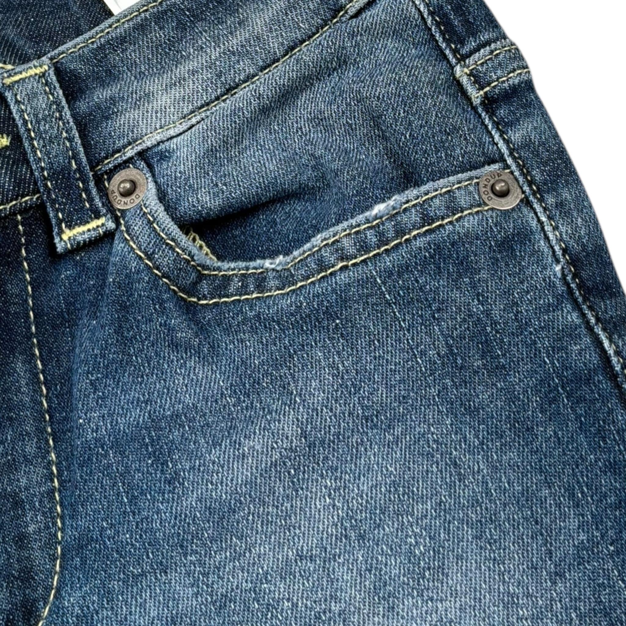 Dondup Jeans Tinta Unita per Neonato DMPA124N BLU DONDUP 