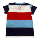 Trussardi T-Shirt Multicolor Girocollo con Stampa Multicolor per Neonato