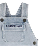 Timberland Salopette In Denim Tinta Unita per Neonato T60395 AZZURRO TIMBERLAND 