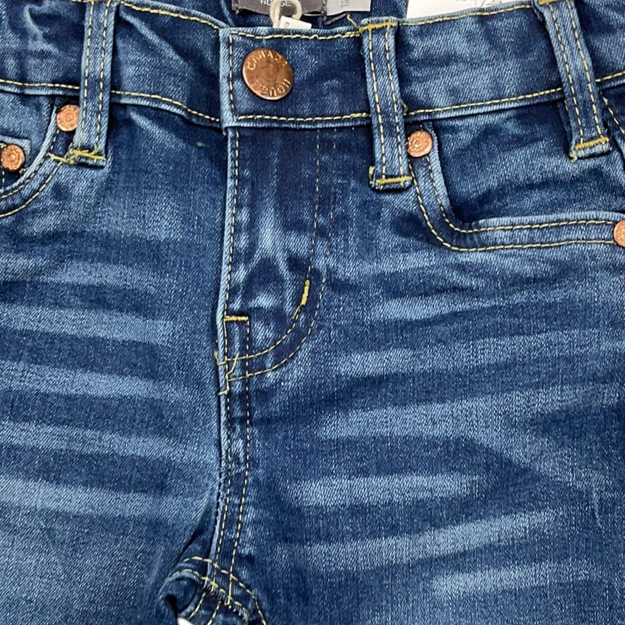 CANADA HOUSE jeans tinta unita con girovita regolabile Blu per Neonato 24472241N BLU CANADA HOUSE 