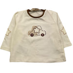 MAYORAL set 2 shirt bicolore con stampe Bianco/beige per Neonato 2029X BIANCO/BEIGE MAYORAL 