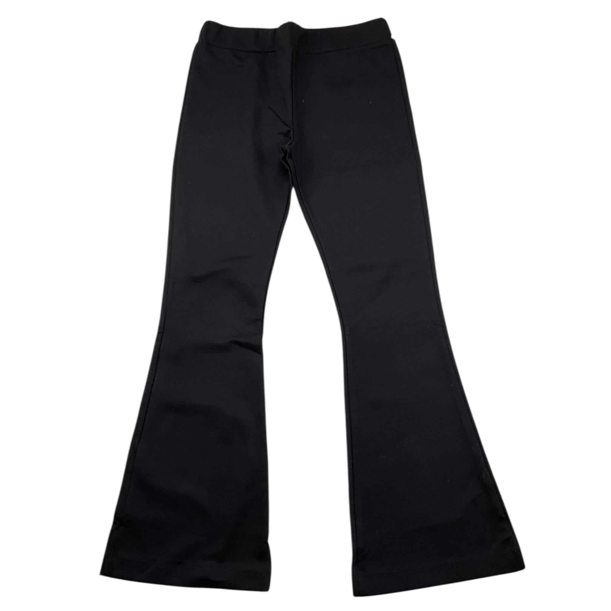 MARIUCCIA pantalone tinta unita modello zampa Nero per Bambina MBFW23P230 NERO MARIUCCIA 