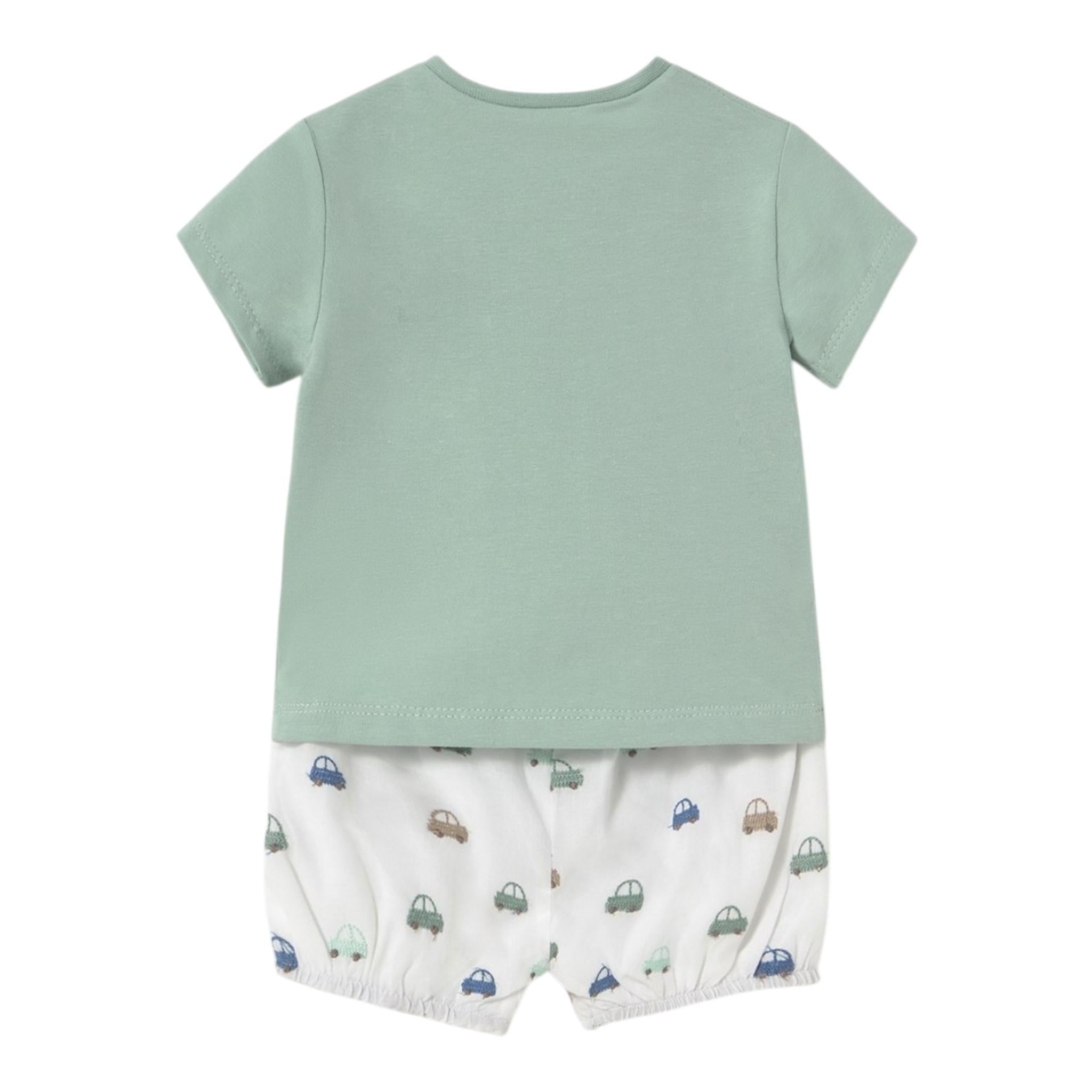 Mayoral Completo 2 Pezzi T-Shirt-Culotte per Neonato 1204 VERDE MAYORAL 