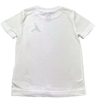 Jordan T-Shirt Girocollo Tinta Unita con Logo per Bambino 85A873 BIANCO JORDAN 
