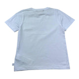 K-Way T-Shirt Girocollo Tinta Unita con Stampa per Bambino K1161YW BIANCO K-WAY 