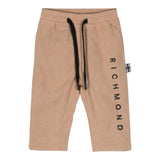JOHN RICHMOND pantalone tinta unita con stampa e elastico in vita Beige per Neonato RIA24049PAX BEIGE JOHN RICHMOND 