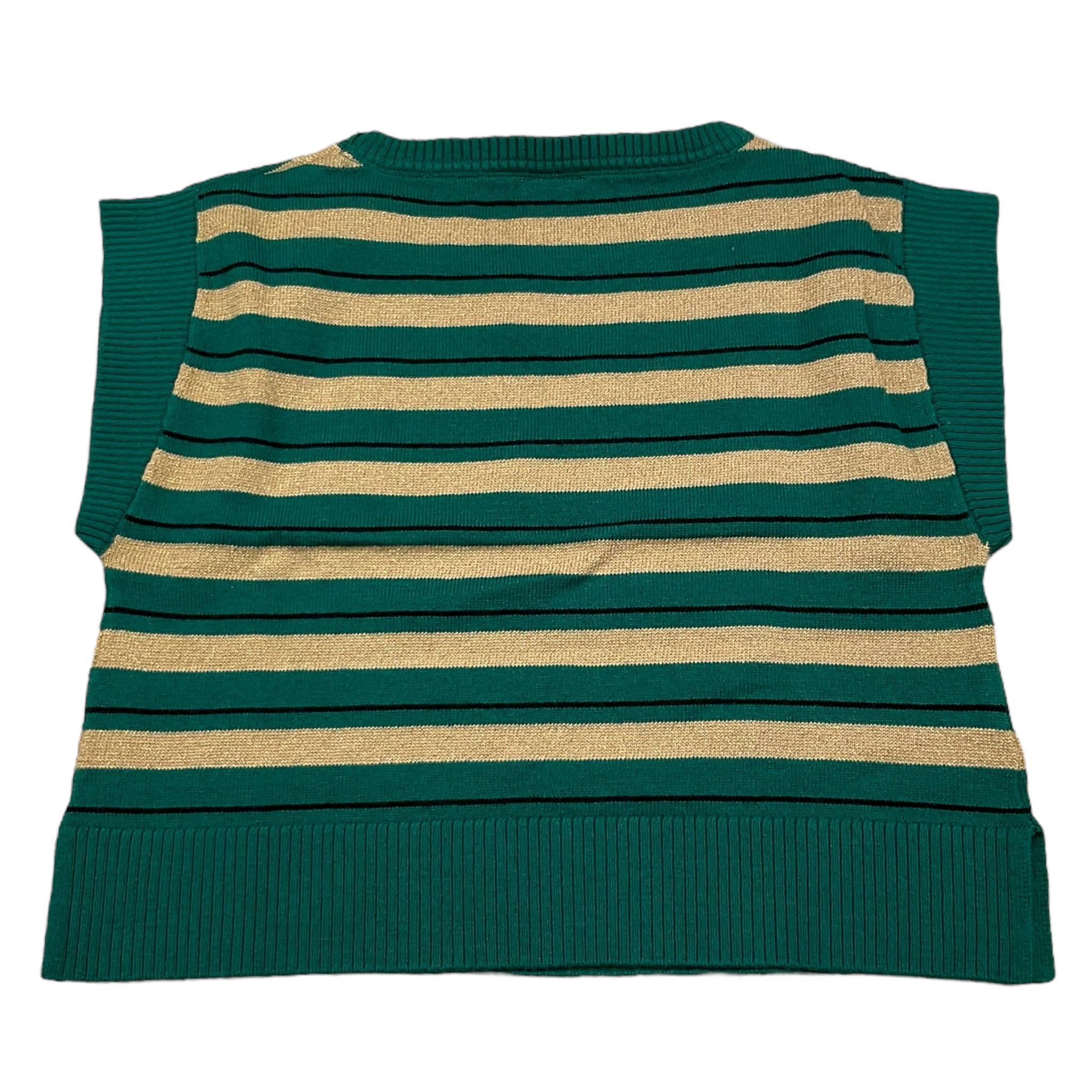 BOBOLI gilt girocollo fantasia a righe Verde per Bambina 729446 VERDE BOBOLI 