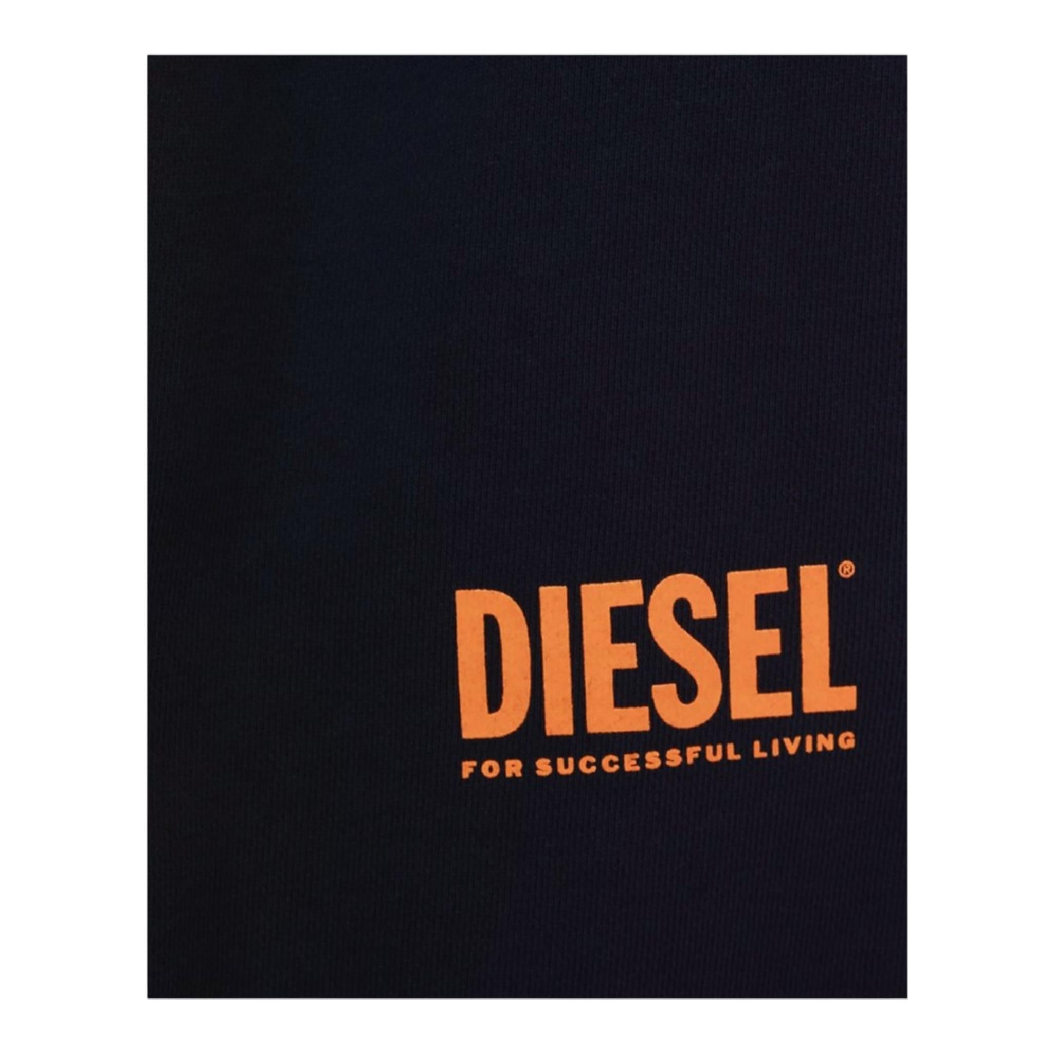 Diesel Pantalone Modello Tuta Tinta Unita con Stampa per Bambino J00539 BLU DIESEL 