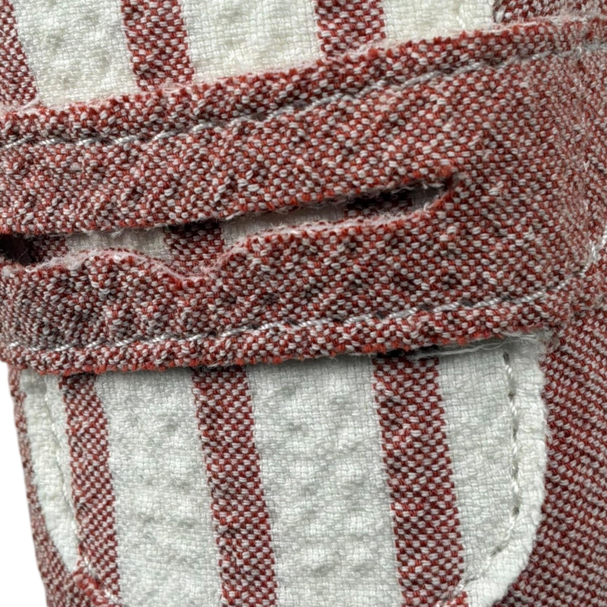 Lalalu' Mocassino Tinta Unita con Fantasia A Righe per Neonato SCL5I RAME LALALU' 