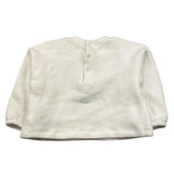 LE BEBE' maglia girocollo tinta unita con fiocco Panna per Neonata LBG6047 PANNA LE BEBE' 