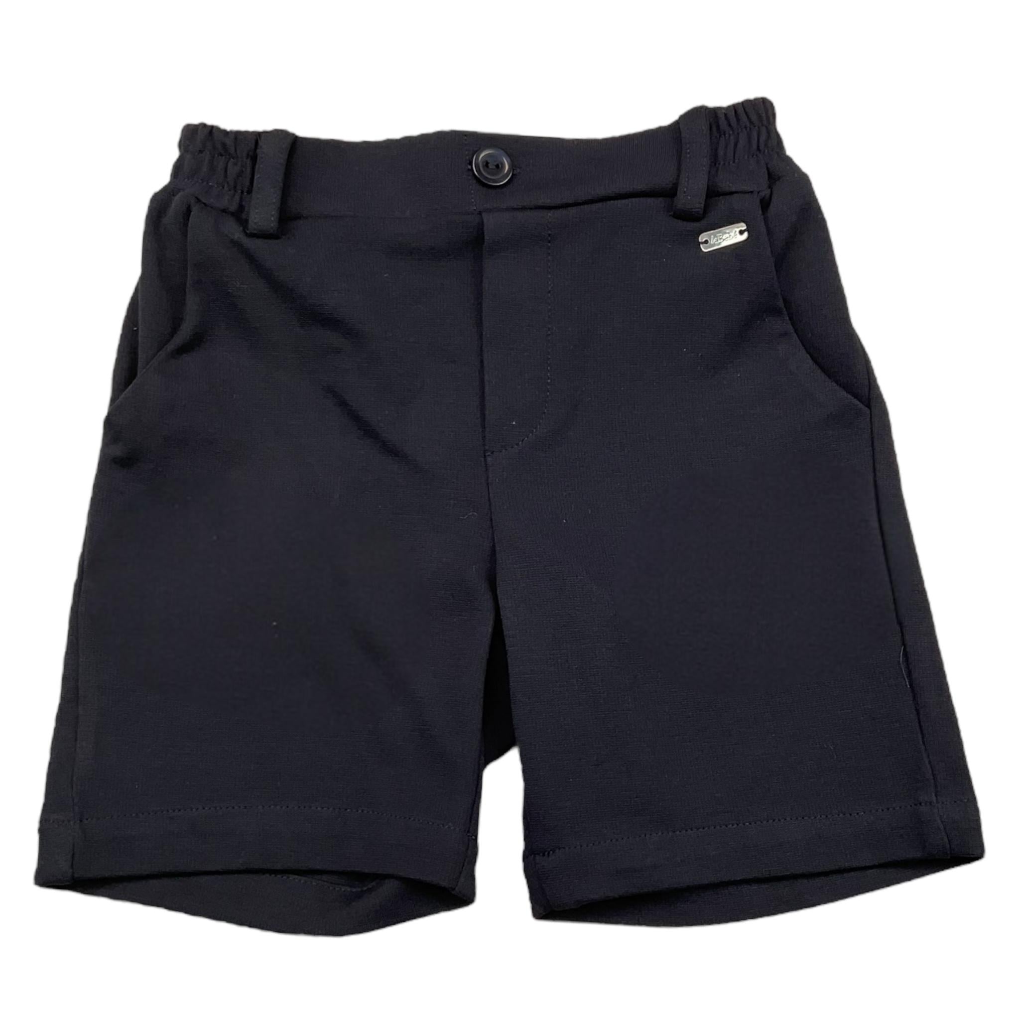 LE BEBE' bermuda tinta unita con elastico in vita Blu per Neonato LBB5234 BLU LE BEBE' 