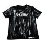 Patriot T-Shirt Girocollo tinta unita con Stampa Nero per Bambino 00714 NERO PATRIOT 
