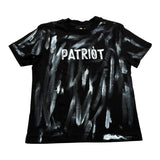 Patriot T-Shirt Girocollo tinta unita con Stampa Nero per Bambino 00714 NERO PATRIOT 