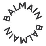 Balmain T-Shirt Girocollo Tinta Unita Con Logo Bianco Per Bambino