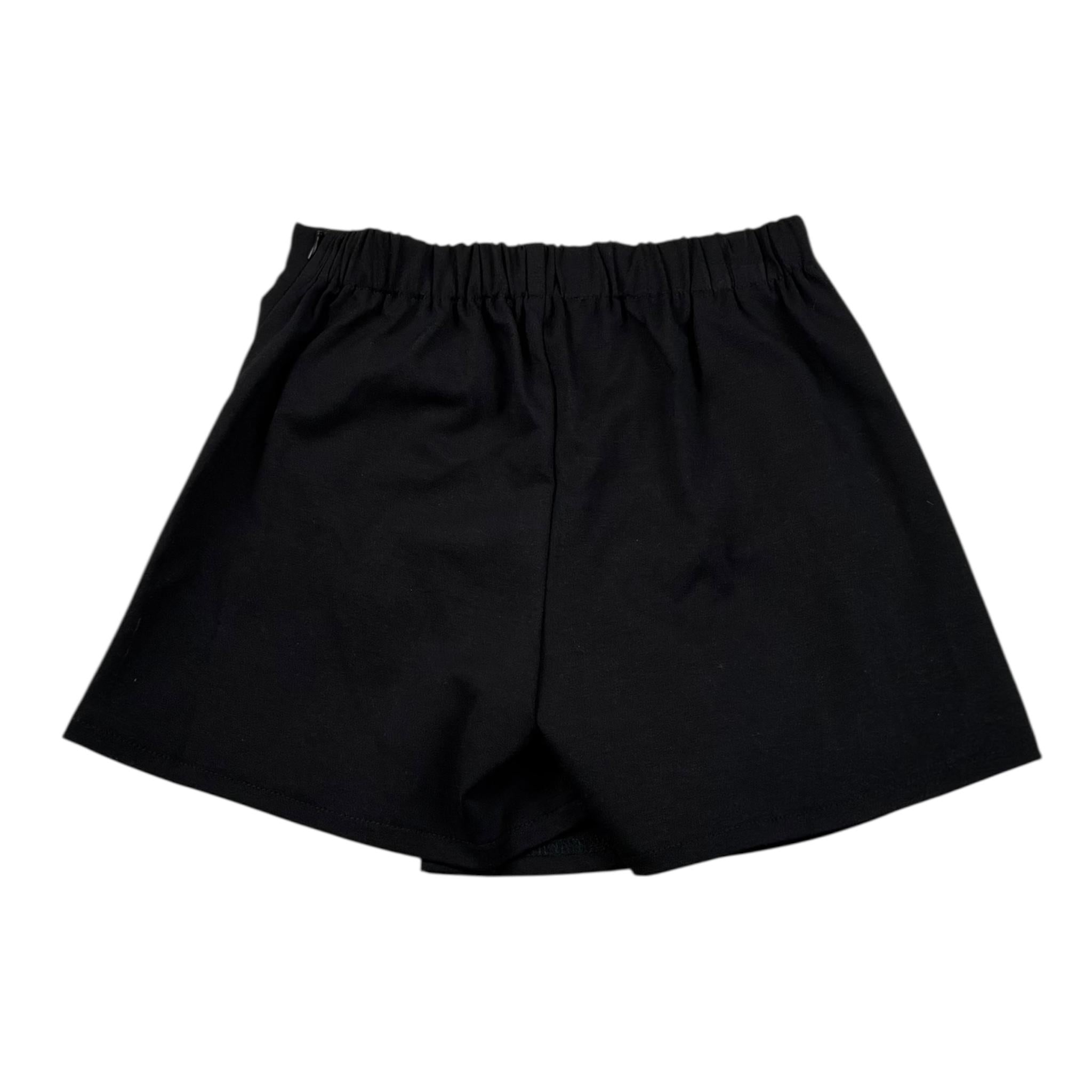 Relish Short Modello Gonna Tinta Unita per Bambina RGP2407056010 NERO RELISH 