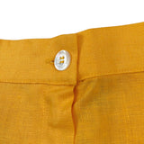 La Stupenderia Short Tinta Unita con Fantasia A Righe per Bambina TJBR72X GIALLO LA STUPENDERIA 