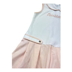 Trussardi Abito Giromanica Bicolore per Bambina TGP26010VE BIANCO/ROSA TRUSSARDI 