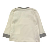 LE BEBE' shirt girocollo tinta unita con stampa Bianco per Neonato LBB5208 BIANCO LE BEBE' 