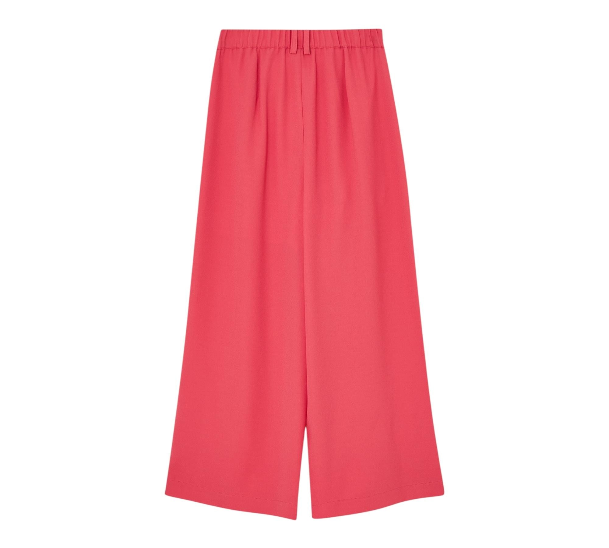 Liu Jo Pantalone Tinta Unita Moodello A Palazzo per Bambina GA5032XXX SALMONE LIU JO 