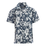 Dan John Camicia Tinta Unita Mezza Manica Con Stampa Blu Per Bambino