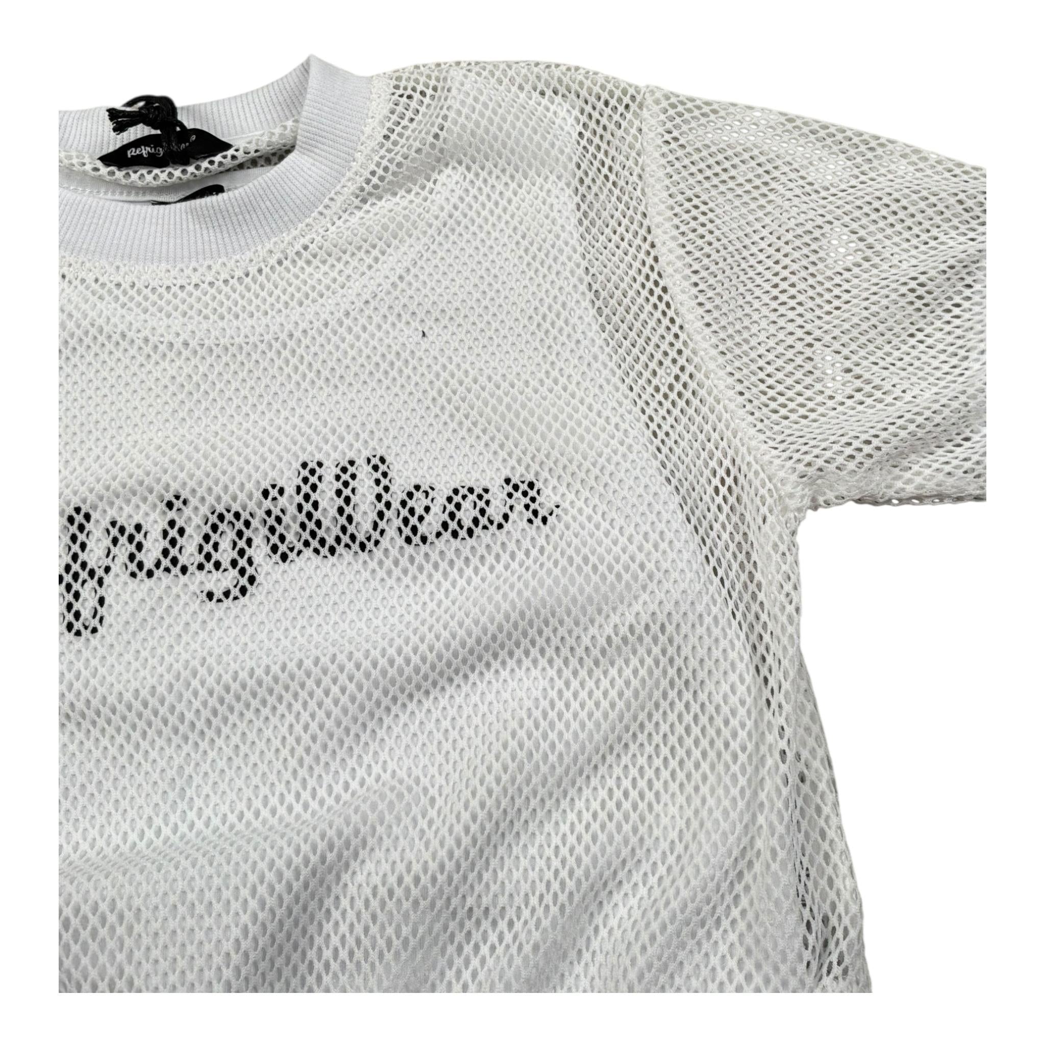 Refrigiwear T-Shirt Girocollo Tinta Unita Trafrato per Bambina 344MRFJS25 BIANCO REFRIGIWEAR 