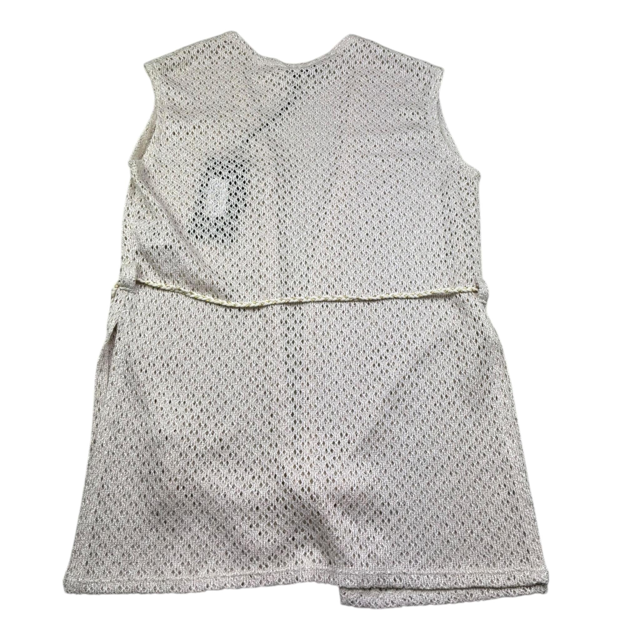 Fun & Fun Cardigan Tinta Unita Giromanica Traforato per Bambina FCJWA01143 BEIGE FUN & FUN 