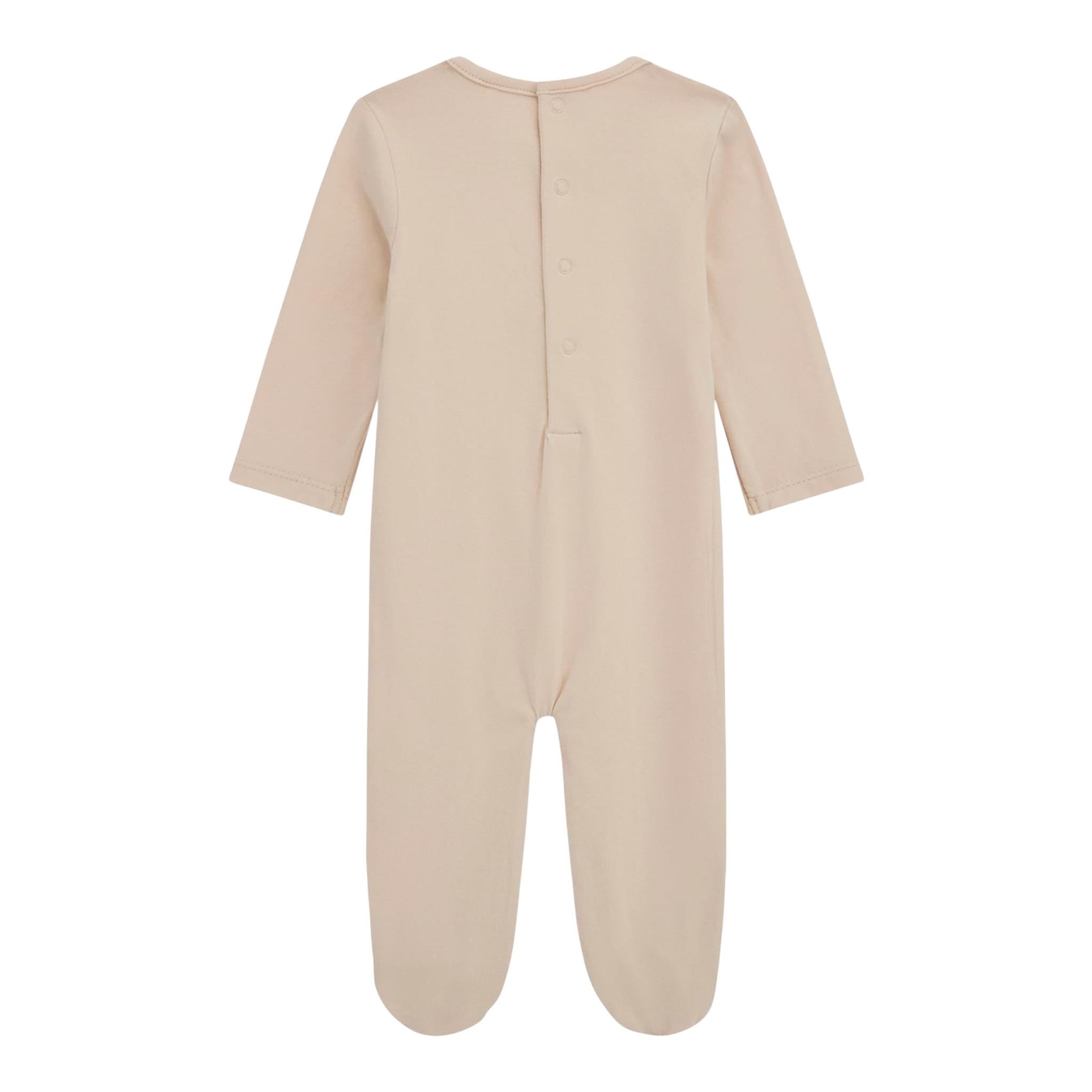 Guess Tutina Tinta Unita con Stampa per Neonata H3YW02J1314 BEIGE GUESS 