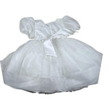 Bella Brilli Abito Cerimonia Tinta Unita con Tulle per Bambina 2 BIANCO BELLA BRILLI 