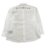 JOHN RICHMOND camicia manica lunga tinta unita con logo Bianco per Bambino RBA25129CA BIANCO JOHN RICHMOND 