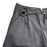 Vicolo Pantalone Tinta Unita Modello Palazzo per Neonata 3141P1230 GRIGIO VICOLO 