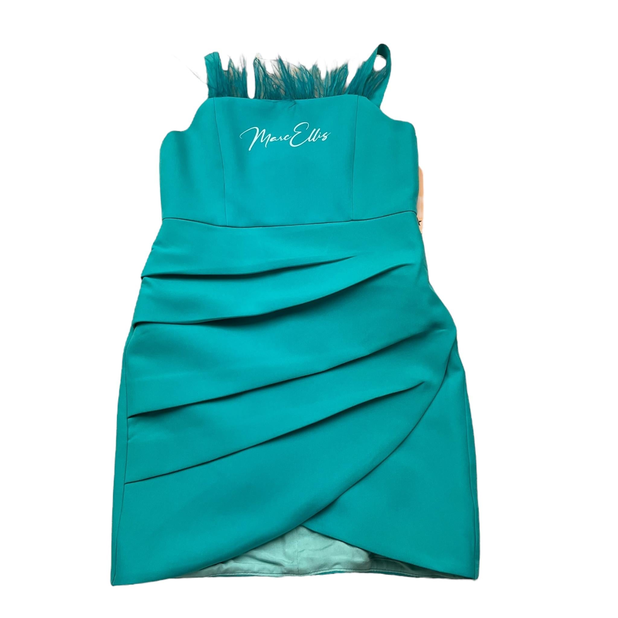 Marc Ellis Abito Tinta Unita A Bretelle con Stampa per Bambina JMJSR01181 VERDE MARC ELLIS 