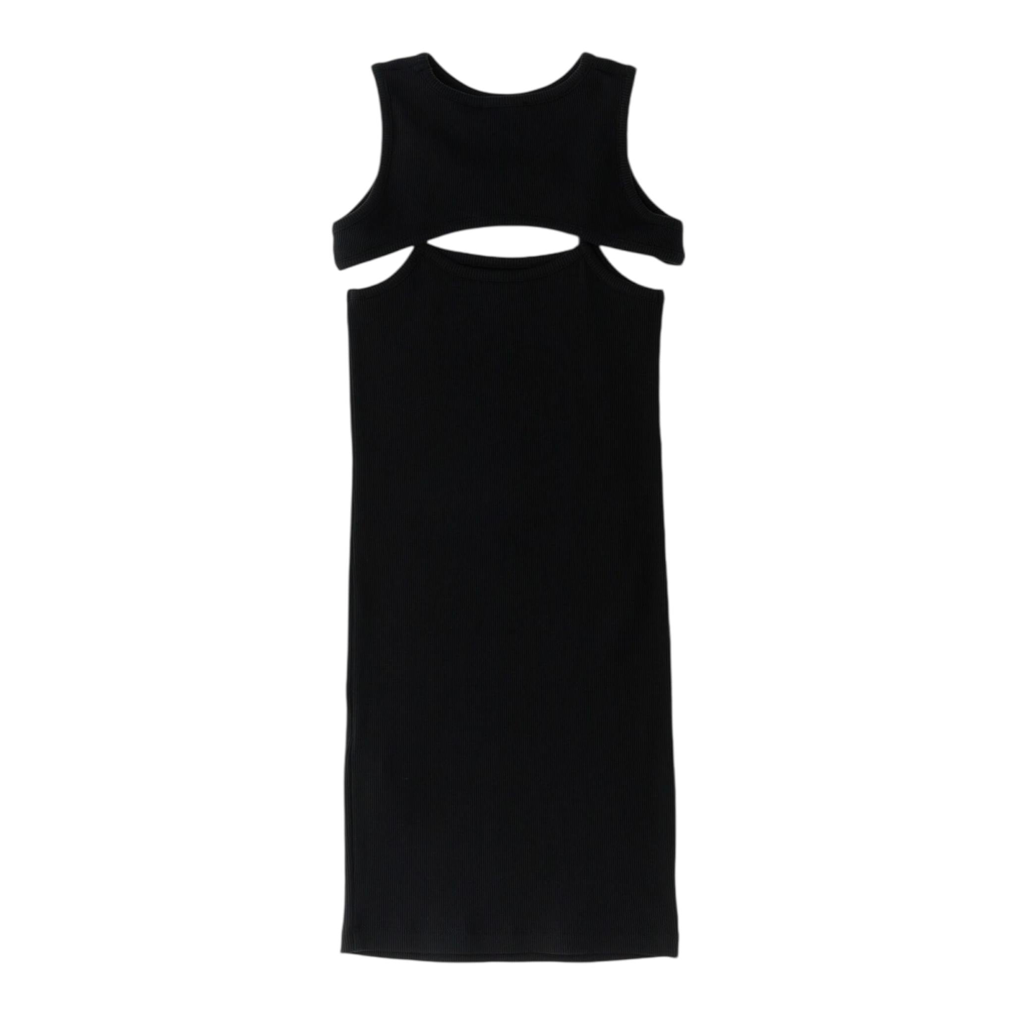 Liu Jo Abito Tinta Unita Giromanica per Bambina GA5181 NERO LIU JO 