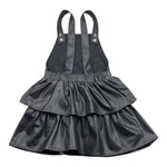 LIU JO salopettes tinta unita in ecopelle Nero per Bambina KF3025 NERO LIU JO 