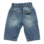 MOSCHINO jeans tinta unita con elastico in vita Azzurro per Neonata MDP03G AZZURRO MOSCHINO 