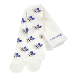 MONNALISA calze tinta unita con stampa  Bianco per Bambina 39D009 BIANCO MONNALISA 