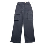 MANILA GRACE pantalone tinta unita modello cargo Nero per Bambina MFJF24P189X NERO MANILA GRACE 